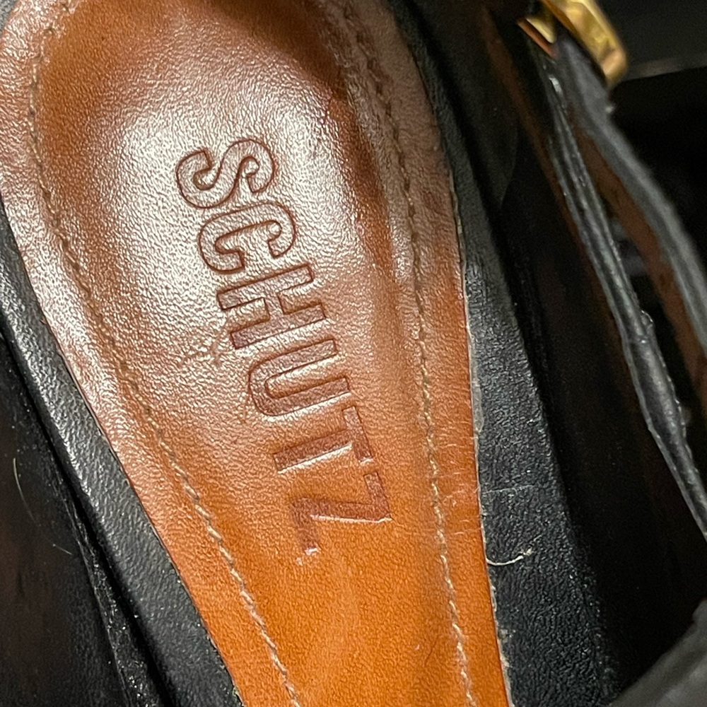 Schultz Studded Heels. Euc - image 8